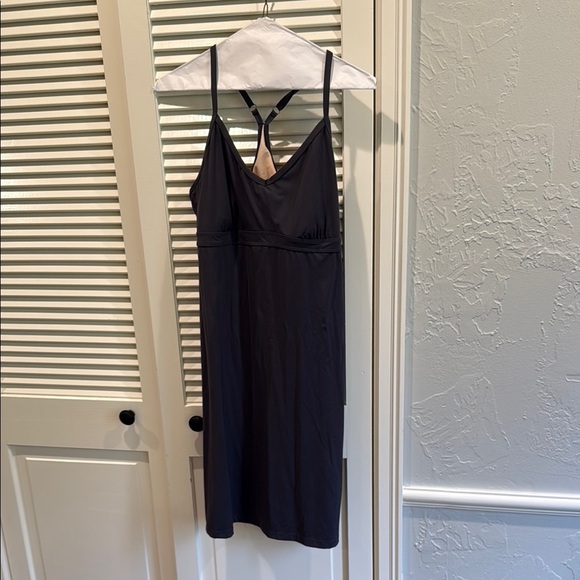 Gray Athleta athletic dress with adjustable straps and built in bra - Picture 1 of 4
